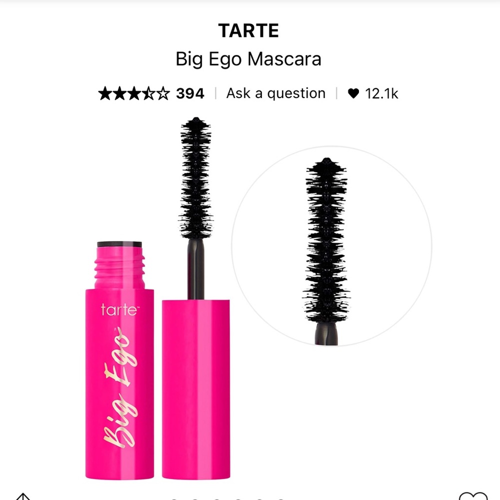 Pick 8/$50 Tarte Mini Big Ego Mascara🆕